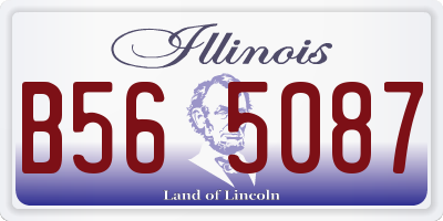 IL license plate B565087