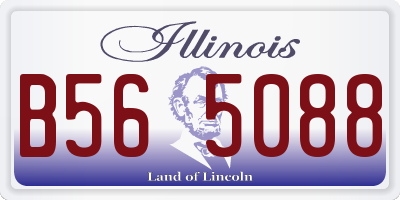 IL license plate B565088