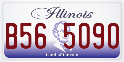 IL license plate B565090