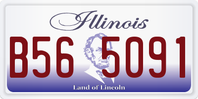 IL license plate B565091