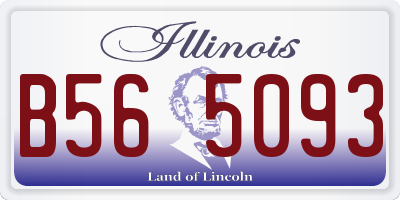 IL license plate B565093