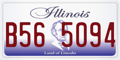 IL license plate B565094