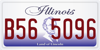 IL license plate B565096