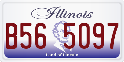 IL license plate B565097