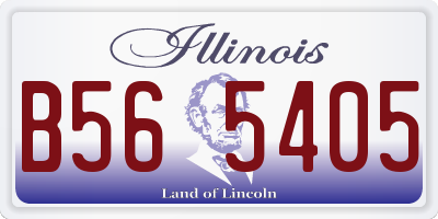 IL license plate B565405