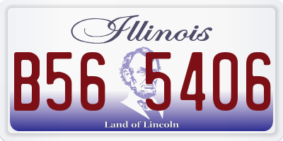 IL license plate B565406