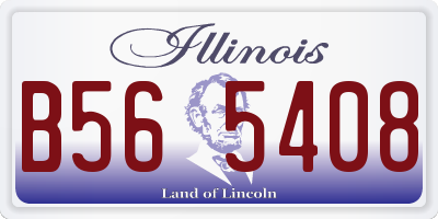 IL license plate B565408