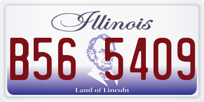 IL license plate B565409