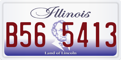 IL license plate B565413