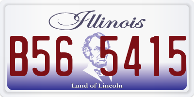 IL license plate B565415