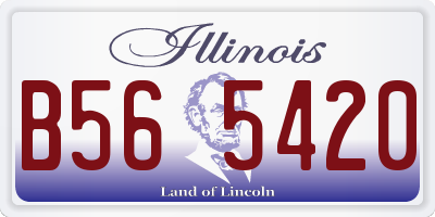 IL license plate B565420