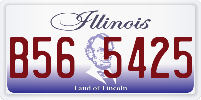 IL license plate B565425
