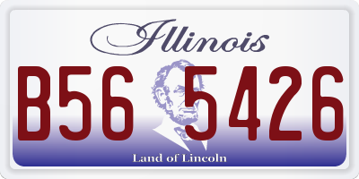 IL license plate B565426