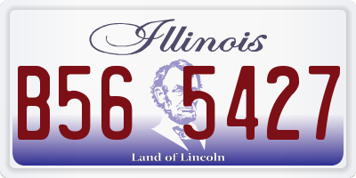 IL license plate B565427