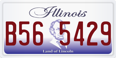 IL license plate B565429