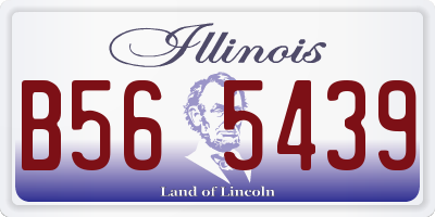 IL license plate B565439