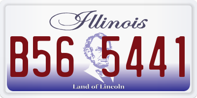 IL license plate B565441