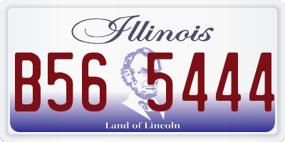 IL license plate B565444