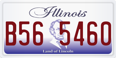 IL license plate B565460