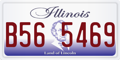 IL license plate B565469