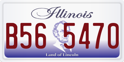 IL license plate B565470