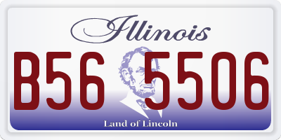 IL license plate B565506