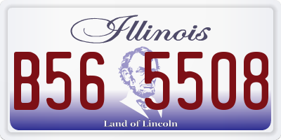 IL license plate B565508