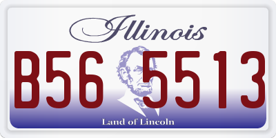 IL license plate B565513