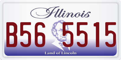 IL license plate B565515