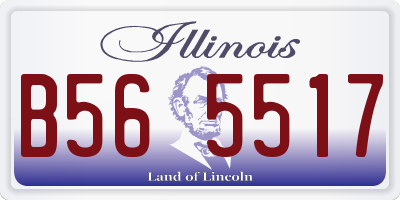 IL license plate B565517