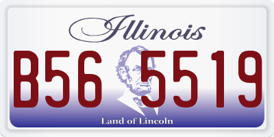 IL license plate B565519