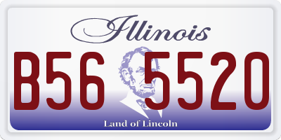 IL license plate B565520