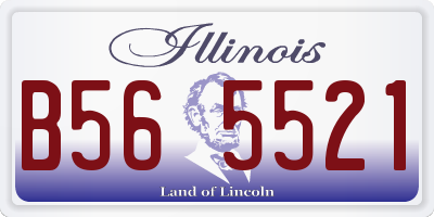 IL license plate B565521