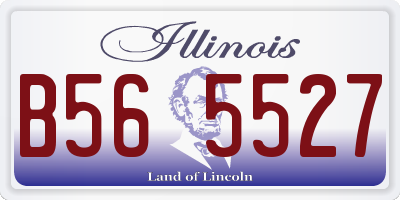 IL license plate B565527