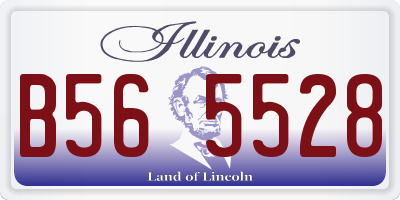 IL license plate B565528
