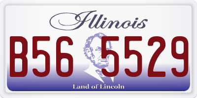 IL license plate B565529