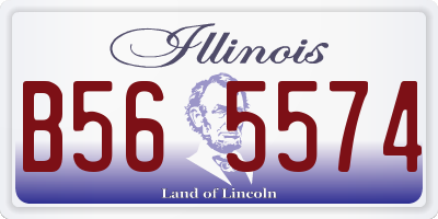 IL license plate B565574