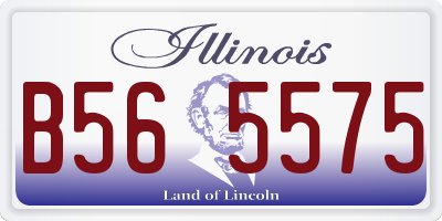 IL license plate B565575