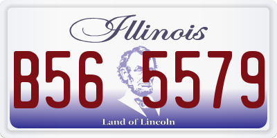 IL license plate B565579