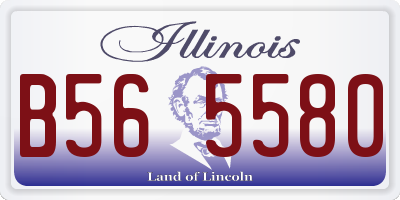 IL license plate B565580