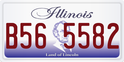 IL license plate B565582