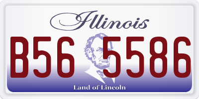 IL license plate B565586