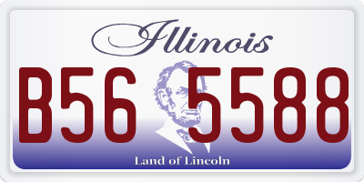 IL license plate B565588