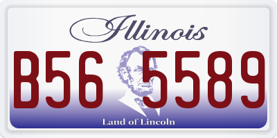 IL license plate B565589