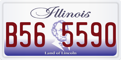 IL license plate B565590