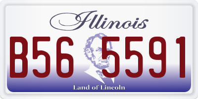 IL license plate B565591
