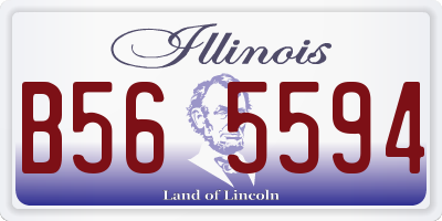 IL license plate B565594