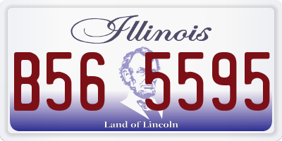 IL license plate B565595