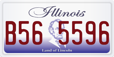 IL license plate B565596