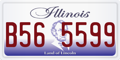 IL license plate B565599